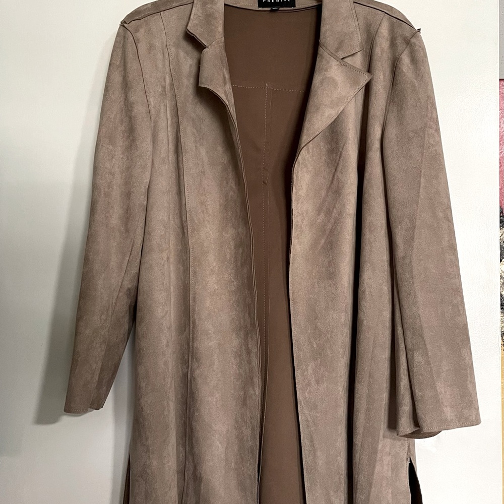 Faux Suede Jacket